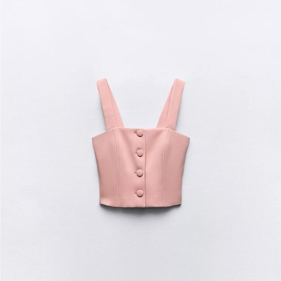 Zara Blush Pink Women's Skirt Set - Picture 2 of 2